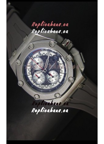 Audemars Piguet Royal Oak Offshore Michael Schumacher Quartz Movement Watch in Grey 