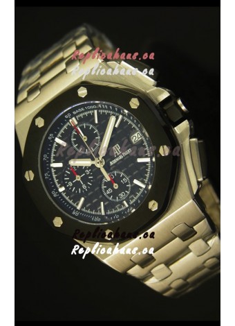 Audemars Piguet Royal Oak Offshore Watch in Black Dial - Steel Case