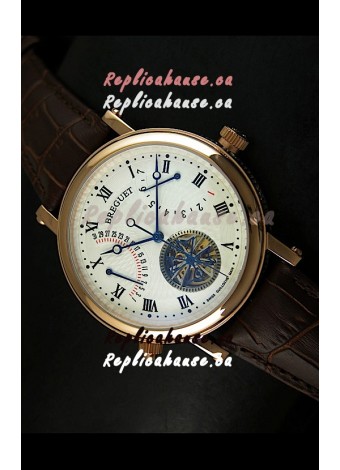 Breguet Retrograde Day/Date Japanese Automatic Watch with Tourbillon