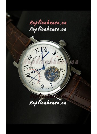 Breguet Retrograde Day/Date Japanese Automatic Watch with Tourbillon