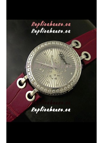 Chopard Xtravaganza Ladies Japanese Replica Watch in Silver Dial