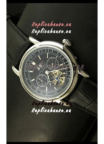 Patek Philippe Complications Tourbillon Japanese Replica Watch in Steel