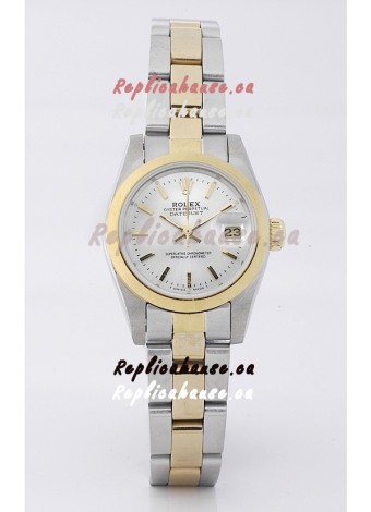 Rolex DateJust Two Tone Lady's Replica Watch