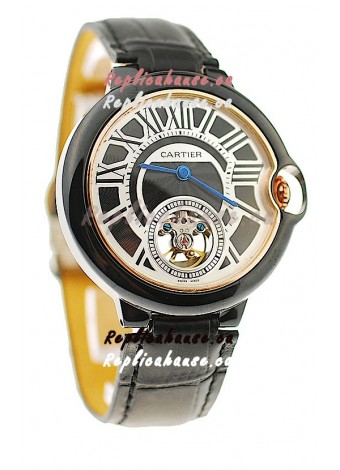 Ballon Bleu De Cartier flying Tourbillon Japanese Replica Watch 