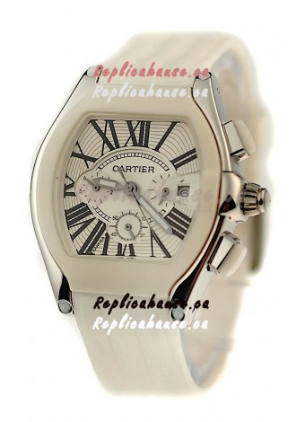 Cartier Roadster Japanese Replica Watch in White