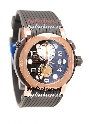 Mont Blanc Sports Chronograph Japanese Watch