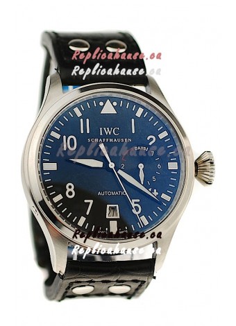 IWC Big Pilot Japanese Replica Watch in Black Dial