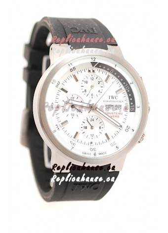 IWC Aquatimer Japanese Replica Watch in White Dial