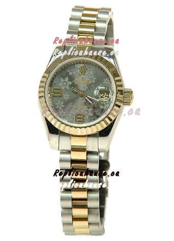 Rolex Floral Motif Datejust Ladies Replica Watch