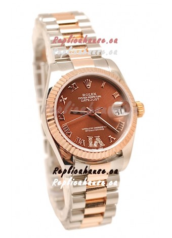 Rolex Oyster Perpetual Datejust Diamonds VI Japanese Replica Watch -36MM