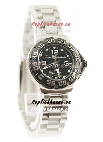 Tag Heuer Professional Formula 1 Japanese Replica Watch in Black Dial