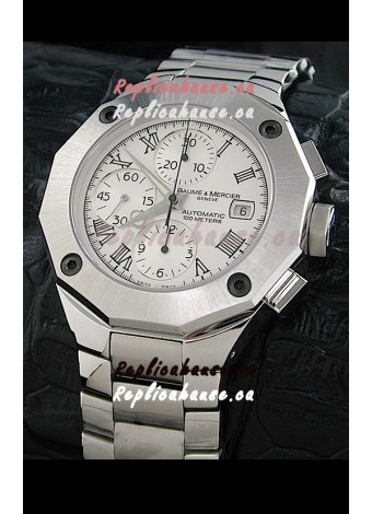Baume & Mercier Riveria Swiss Watch in White Dial
