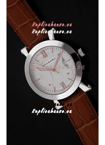 Bvlgari Sotirio Bulgari Swiss Replica Watch in White Dial