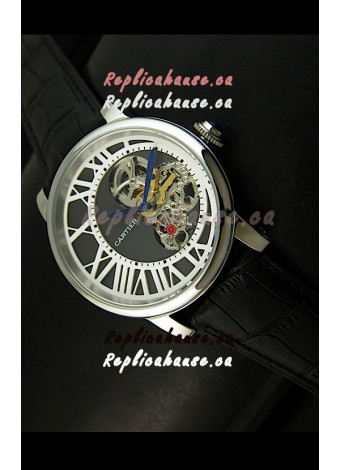 Rotonde De Cartier Cadran Love Japanese Replica Watch - Stainless Steel Case