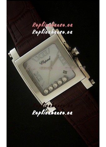 Chopard Happy Sport Swiss Replica Watch in White Dial