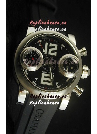 Graham Chronograph Swordfish Swiss Replica Watch in Black Dial