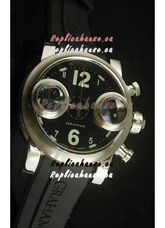 Graham Chronograph Swordfish Swiss Replica Watch in Black Dial