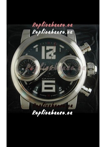 Graham Chronograph Swordfish Swiss Replica Watch in Black Dial