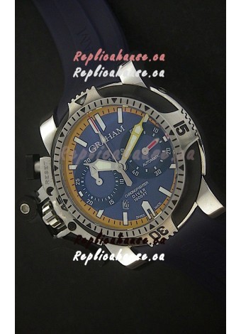 Graham Chronofighter Oversize Swiss Replica Watch in Black Dial