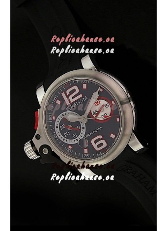 Graham Chronofighter Swiss Replica Watch in Black Dial