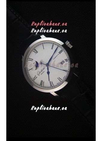 Glashuette Senator Excellence Panorama Date Moon Phase Swiss Replica Watch 