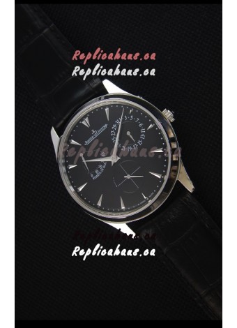 Jaeger-LeCoultre Master Ultra Thin Réserve De Marche Black Dial 1:1 Mirror Replica Watch