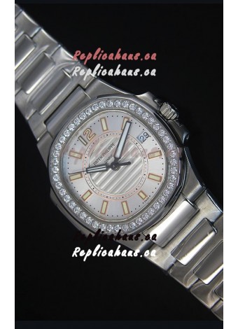 Patek Philippe Ladies Nautilus Stainless Steel Watch 36MM 