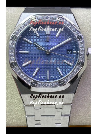 Audemars Piguet Royal Oak 37MM Blue Dial Watch in 3120 Movement - 1:1 Mirror Replica