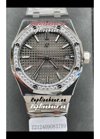 Audemars Piguet Royal Oak 37MM Grey Dial Watch in 3120 Movement - 1:1 Mirror Replica