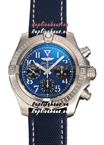 Breitling Avenger Chronograph 45 Blue Dial 1:1 Mirror Swiss Replica Watch 