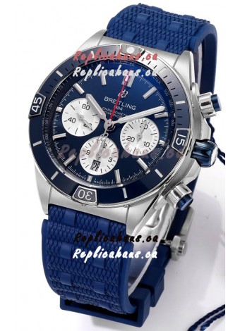 Breitling Chronomat B01 42 Edition Swiss 904L Steel Casing Blue Dial 1:1 Mirror Replica Watch