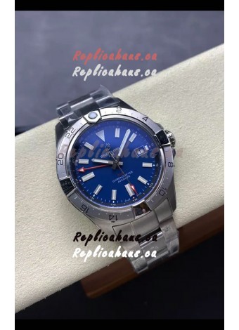 Breitling Avenger GMT Automatic 44 Swiss 1:1 Super Clone Replica Watch - Blue Dial 