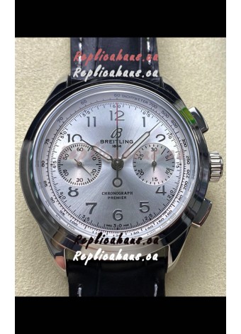 Breitling Premier B01 Chronograph 42 Edition Steel Casing Steel Dial - 1:1 Mirror Replica Watch