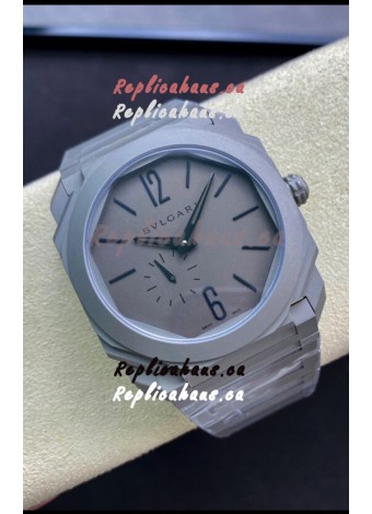 Bvlgari Octo Finissmo Edition 1:1 Mirror Replica Sandblasted Ceramic Casing