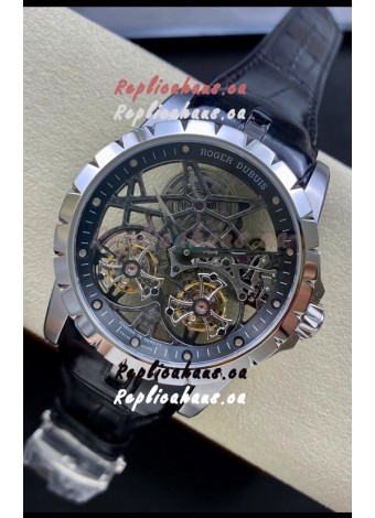 Roger Dubuis Excalibur Dual Tourbillon 1:1 Mirror Swiss Steel Case