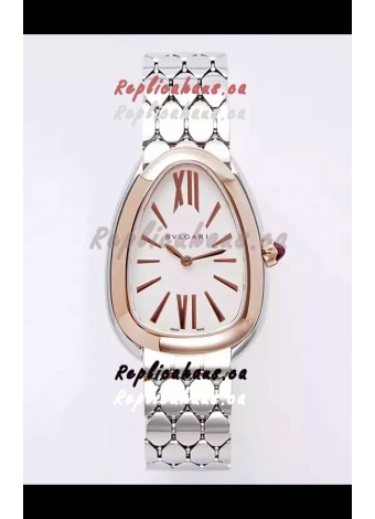 Bvlgari Serpenti Seduttori Edition in Two Tone Rose Gold Casing Super Clone Watch