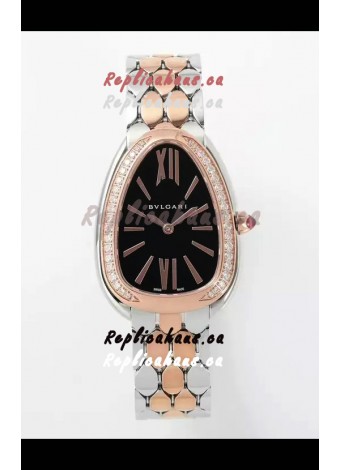 Bvlgari Serpenti Seduttori Edition in Two Tone Rose Gold Casing Super Clone Watch