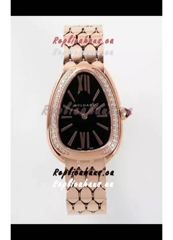 Bvlgari Serpenti Seduttori Edition in Rose Gold Casing Super Clone Watch