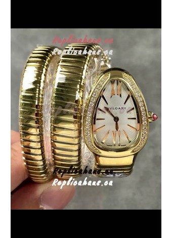 Bvlgari Serpenti Tubogas Double Spiral Rose Gold Super Clone Replica Watch