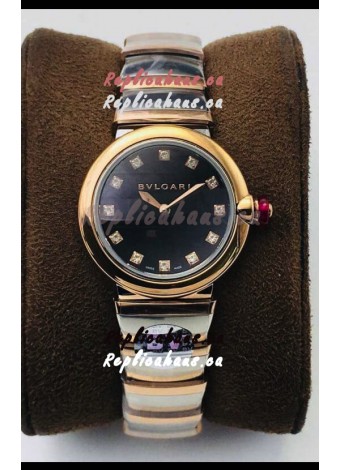 Bvlgari LVCEA Edition Watch in Two Tone Rose Gold Steel - 1:1 Mirror Replica