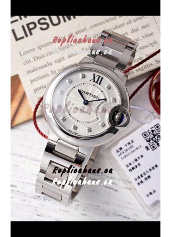 Ballon De Cartier Swiss Automatic 1:1 Mirror Quality 33MM in Steel Casing