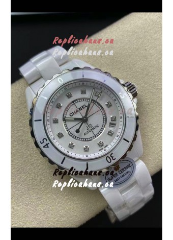 Chanel J12 38MM White Ceramic Case Watch Automatic 1:1 Mirror Replica Watch