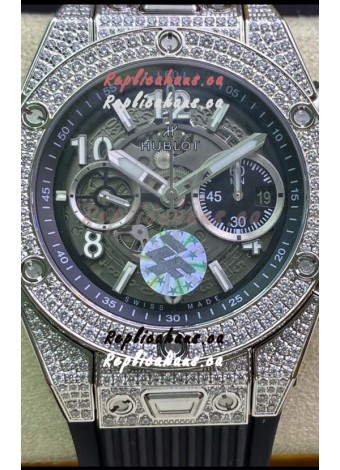 Hublot Big Bang Unico Diamonds 1:1 Mirror Edition Swiss Replica Watch 