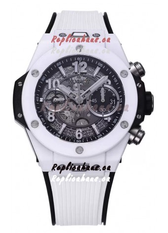 Hublot Big Bang Unico White Ceramic Casing 1:1 Mirror Edition Swiss Replica Watch