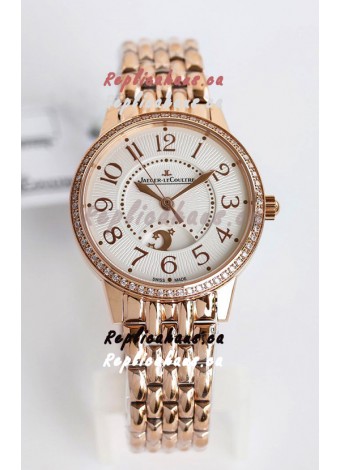 Jaeger-LeCoultre Rendez-Vous Steel Night & Day 1:1 Mirror Rose Gold Watch