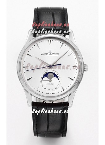 Jaeger LeCoultre Master Ultra Thin Moon 904L Steel 1:1 Mirror Replica Watch