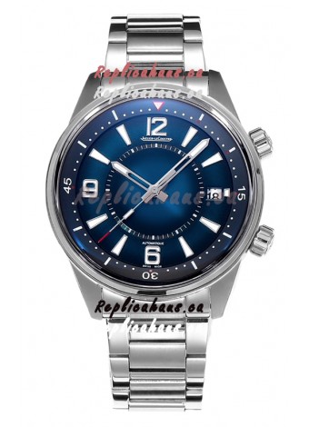 Jaeger LeCoultre Polaris Date Blue Dial Steel Strap 1:1 Mirror Replica Watch 42MM