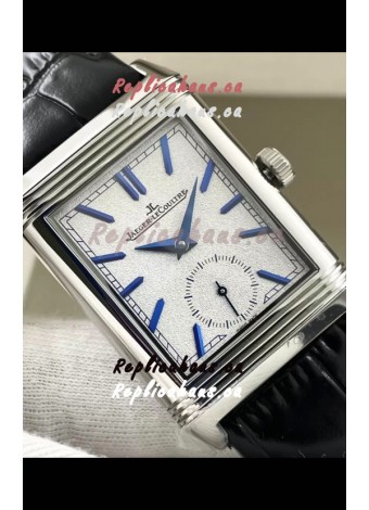 Jaeger-LeCoultre Reverso DuoFace Steel Casing Watch Nay Blue Dial in Swiss Automatic Movement
