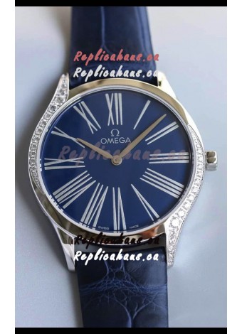 Omega De Ville Tresor Edition Swiss Quartz Watch 36MM Steel Casing White Dial