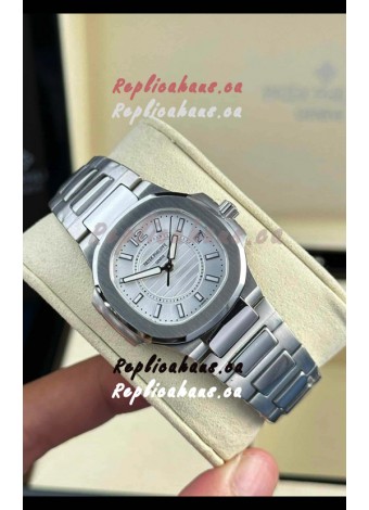 Patek Philippe Nautilus Super Clone 7010 32MM 1:1 Mirror Replica Steel Dial 